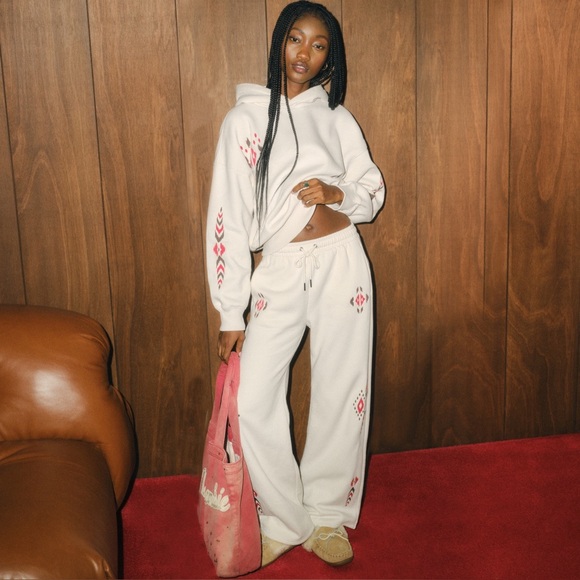 Abercrombie & Fitch Pants - sunday wide-leg matching set